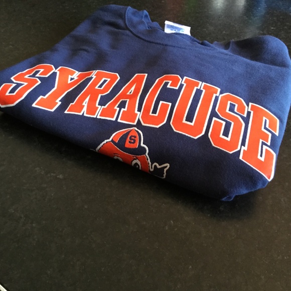 Port & Company SYRACUSE Pullover Cropped Sweatshirt CUSE SYR Go Big Orange - Picture 10 of 10